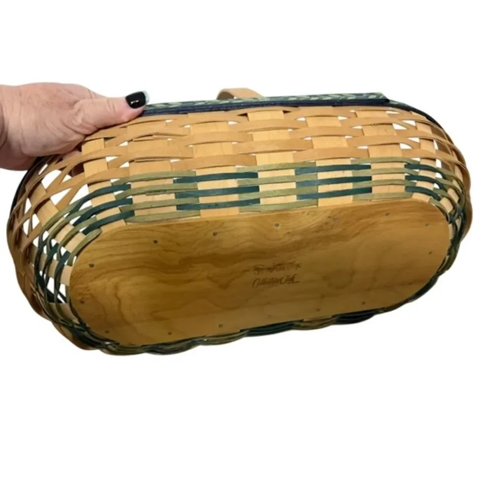 Longaberger Collectors Club 2011 Members Basket Flower Gathering w/ Protector